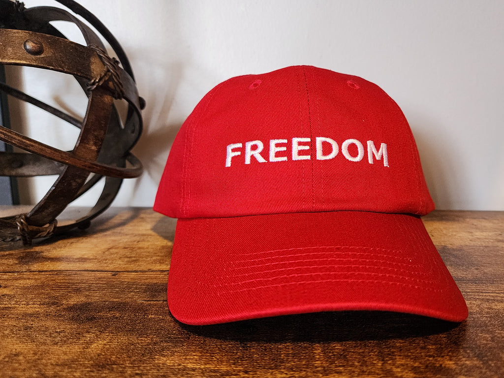 FREEDOM Hat in RED