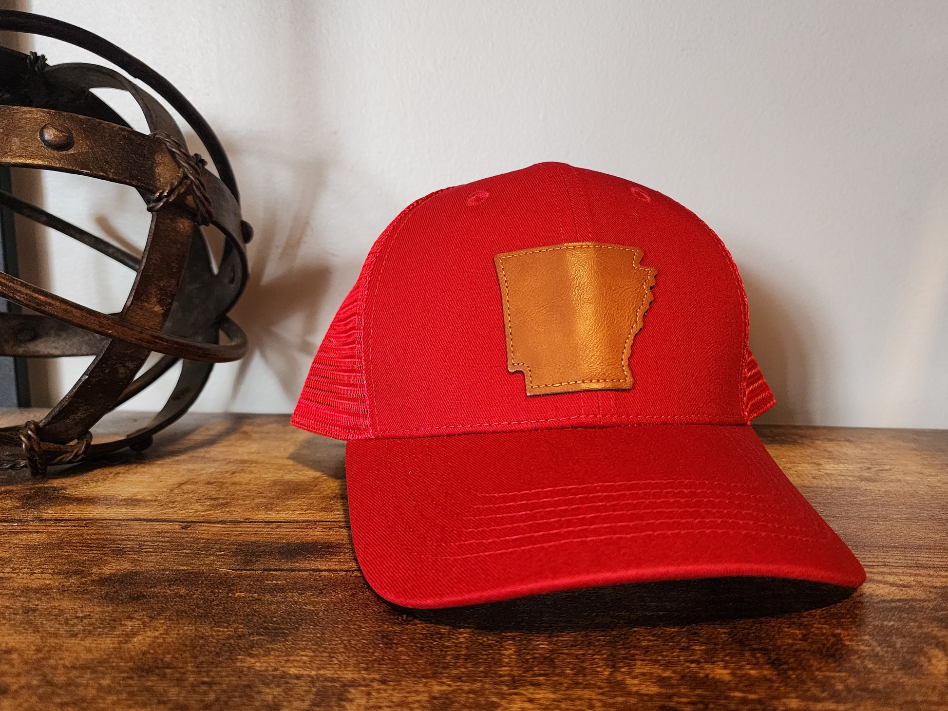 ARKANSAS patch Hat in Red