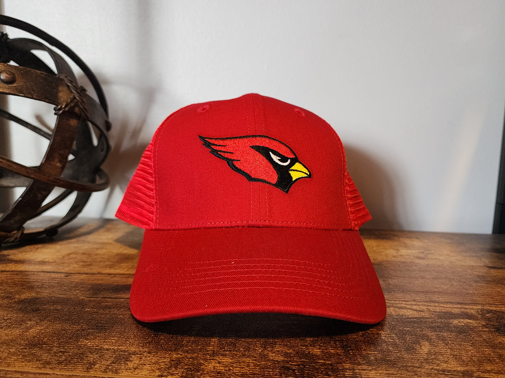 CARDINAL Head Trucker Hat Red