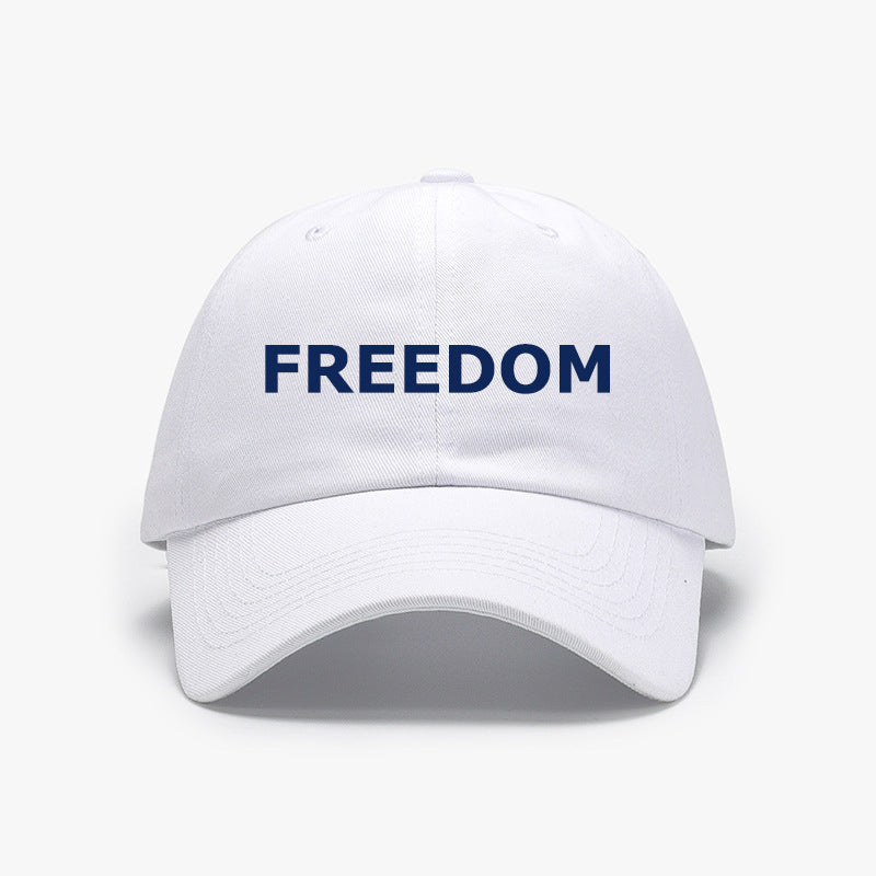 FREEDOM Hat in White