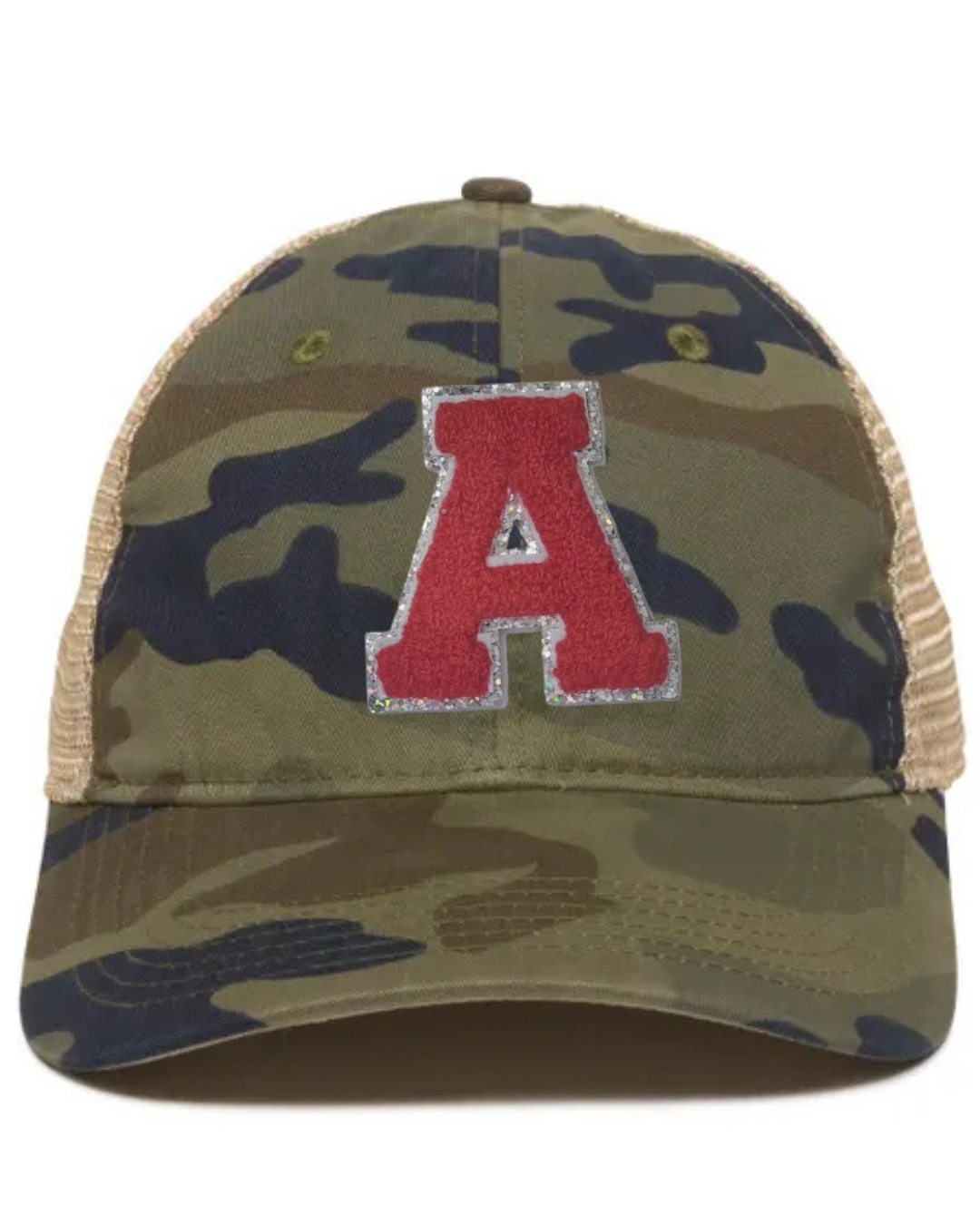 Outdoor Cap Branded with Red Chenille "A"