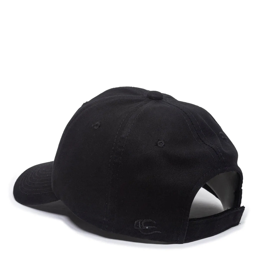 FAFO black hat unstructured, mesh back, hook/loop tape