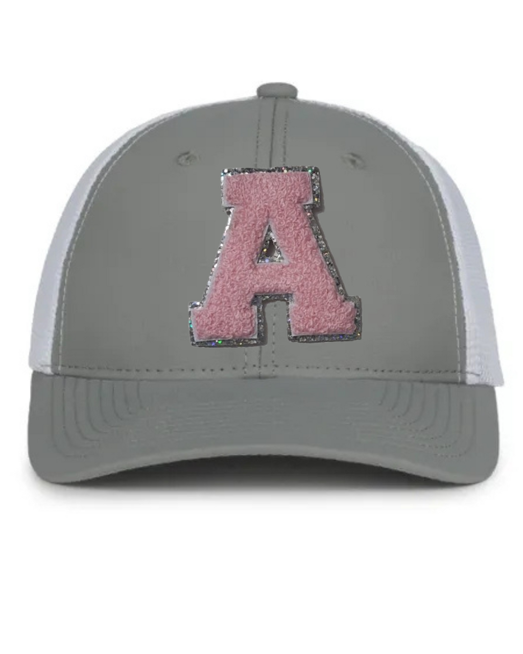 Pink Chenille "A" hat