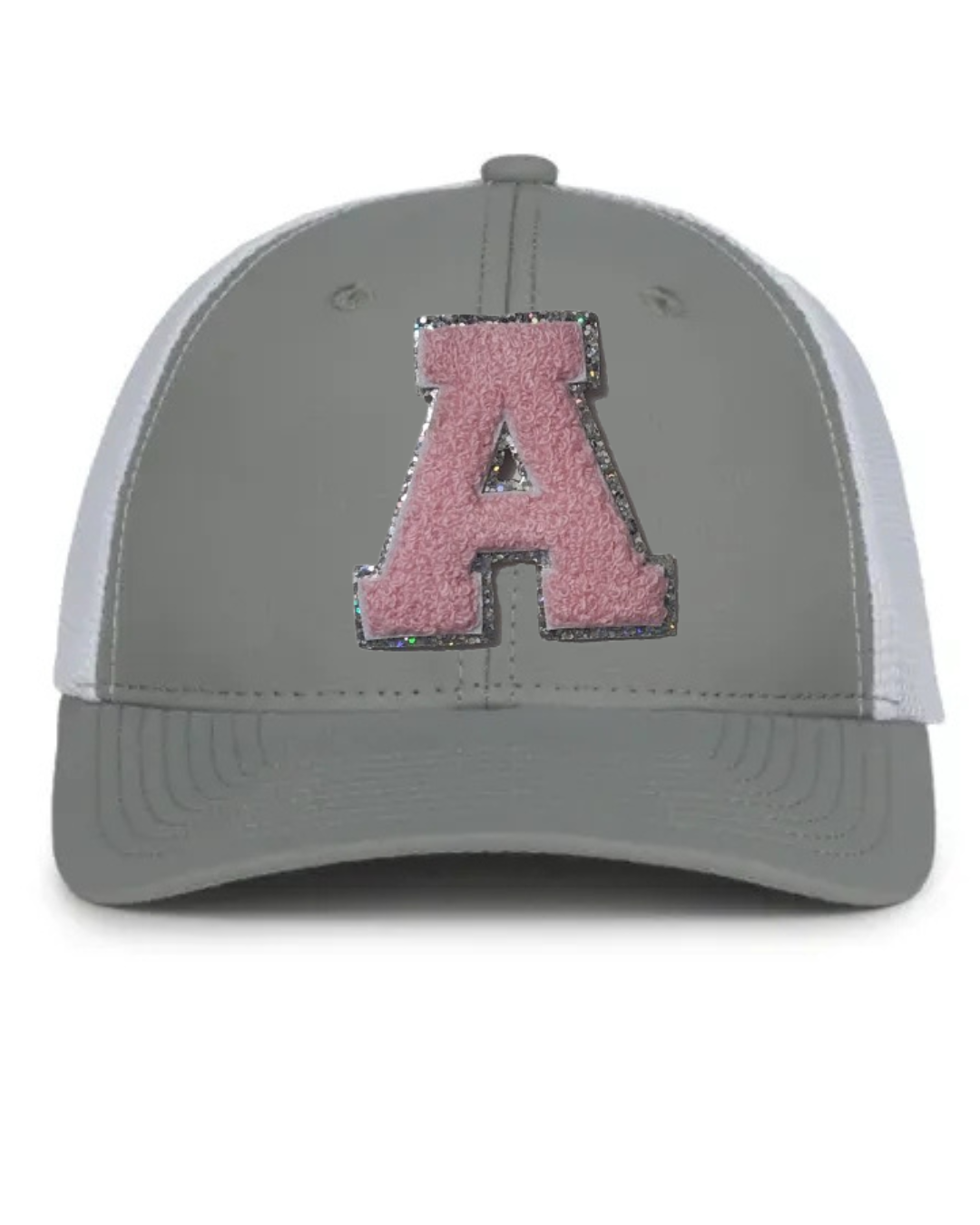 Pink Chenille "A" hat