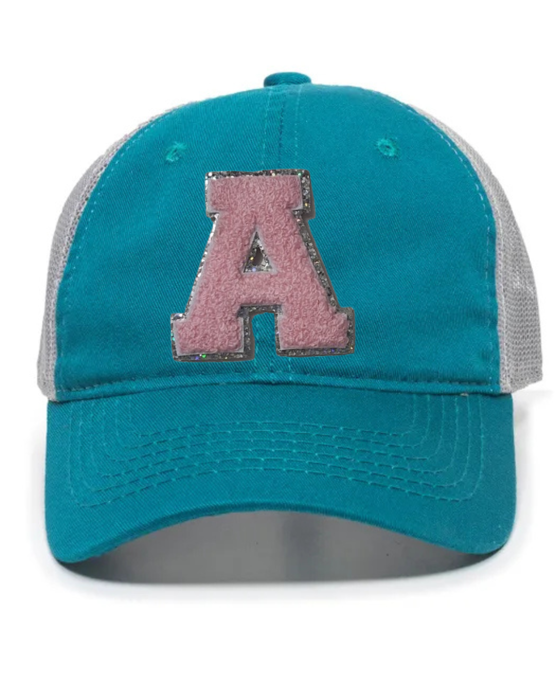 Pink Chenille "A" hat
